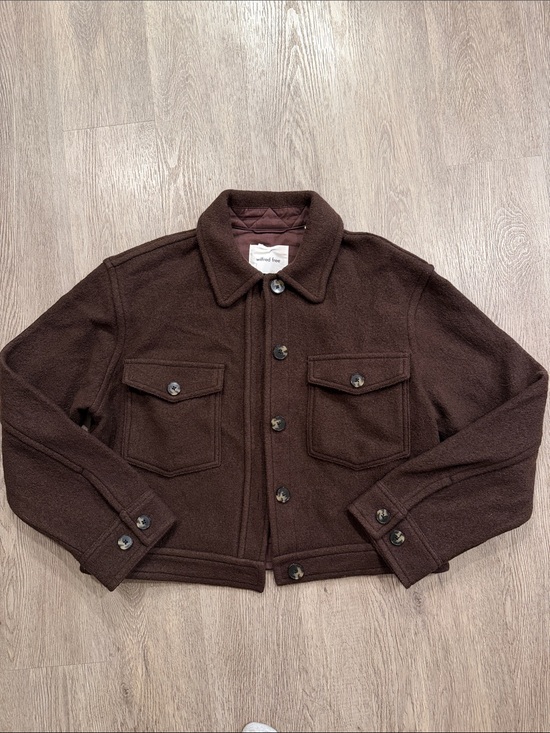 Wilfred Jackets & Blazers - Wilfred Autumn Dark Chocolate Shirt Jacket